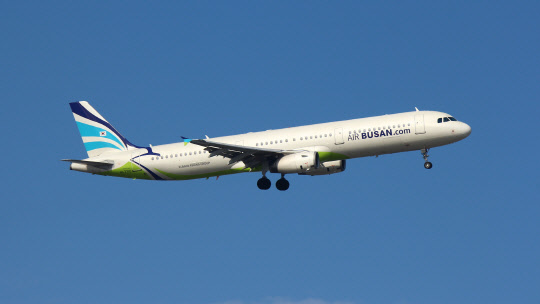 에어부산 항공기.<에어부산 제공>